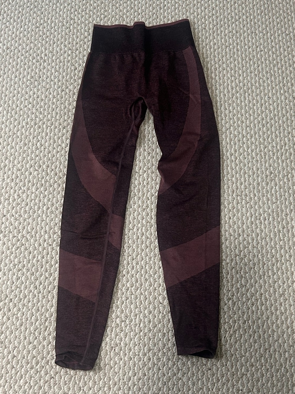 PINK Victoria’s Secret Seamless High Rise Leggings XS Burgundy